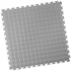 Industrievloer pvc kliktegel 7 mm grijs